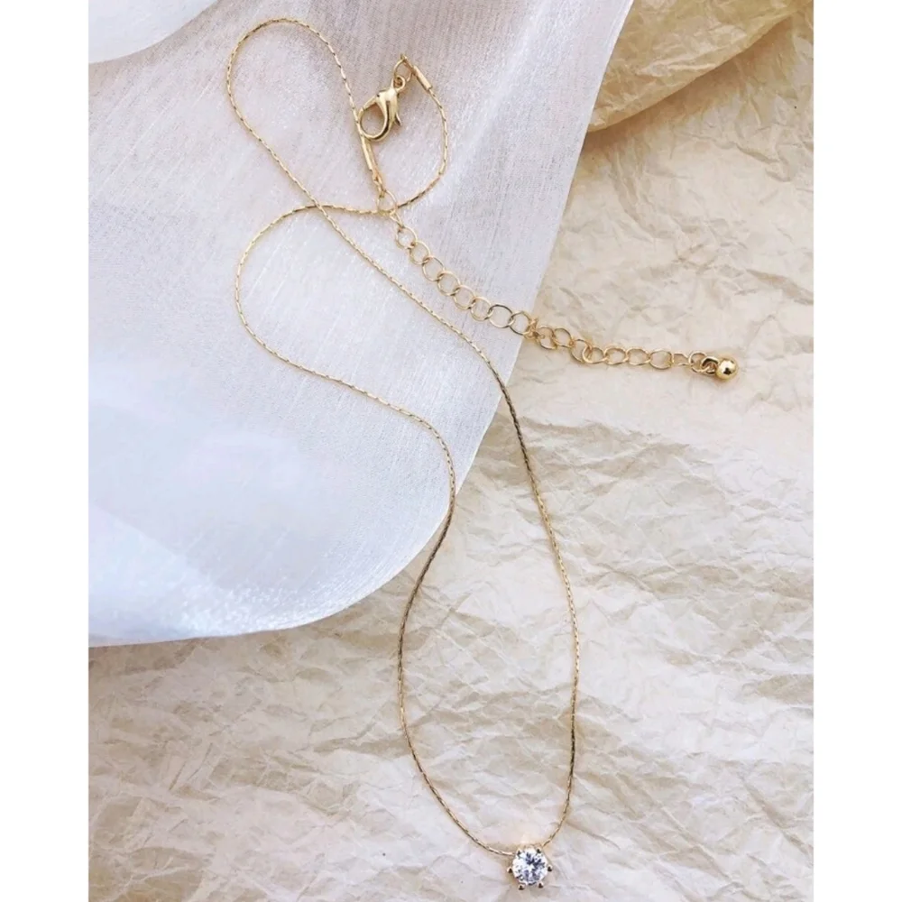 Anthropologie Olivia Classy Minimalist Necklace - Picture 3 of 6